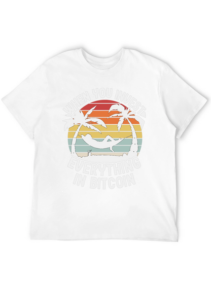 Bitcoin Investor Paradise Graphic T-Shirt