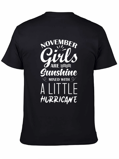 November Girls T-Shirt - Sunshine & Hurricane Tee