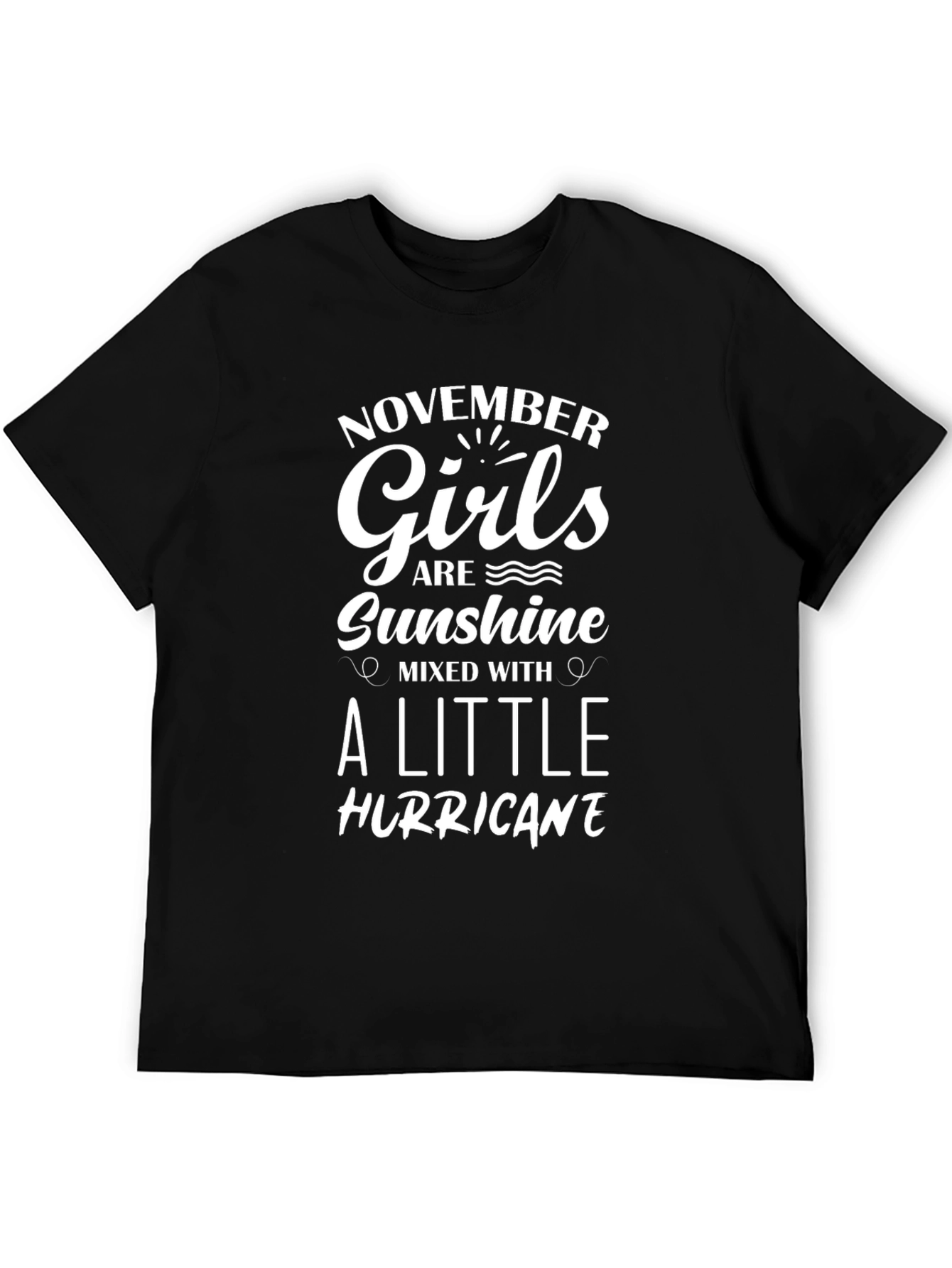 November Girls T-Shirt - Sunshine & Hurricane Tee