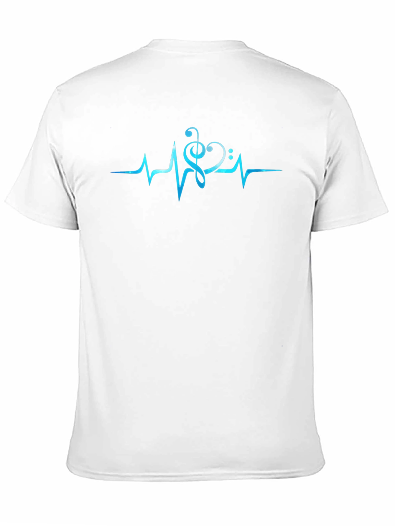 Music Heartbeat T-Shirt - Black