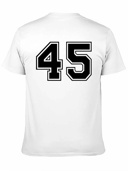 Bold 45 Graphic Tee - Classic Black T-Shirt