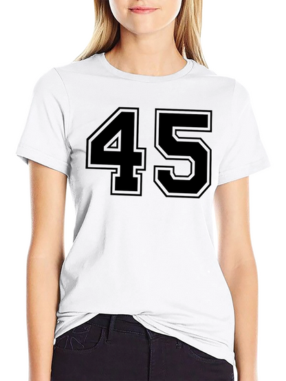 Bold 45 Graphic Tee - Classic Black T-Shirt