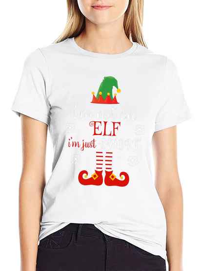 Im Not An Elf Im Just Short T-Shirt