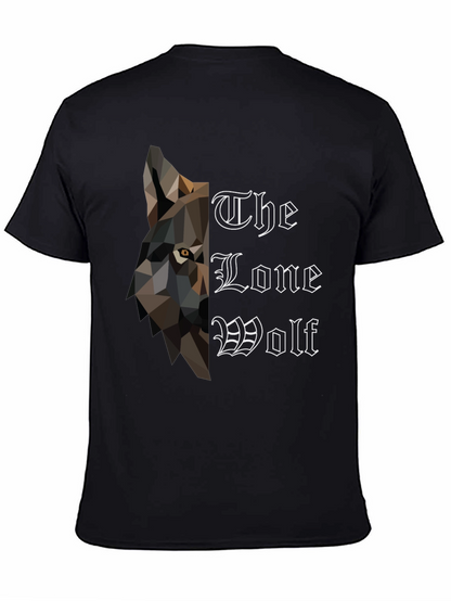 Lone Wolf Graphic Tee - Mens Black T-Shirt