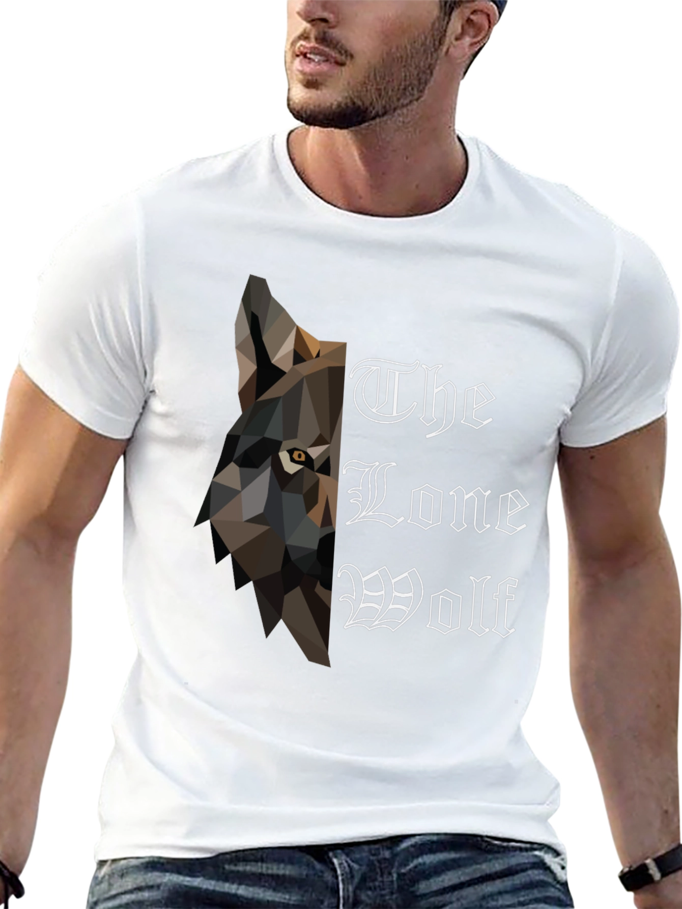 Lone Wolf Graphic Tee - Mens Black T-Shirt