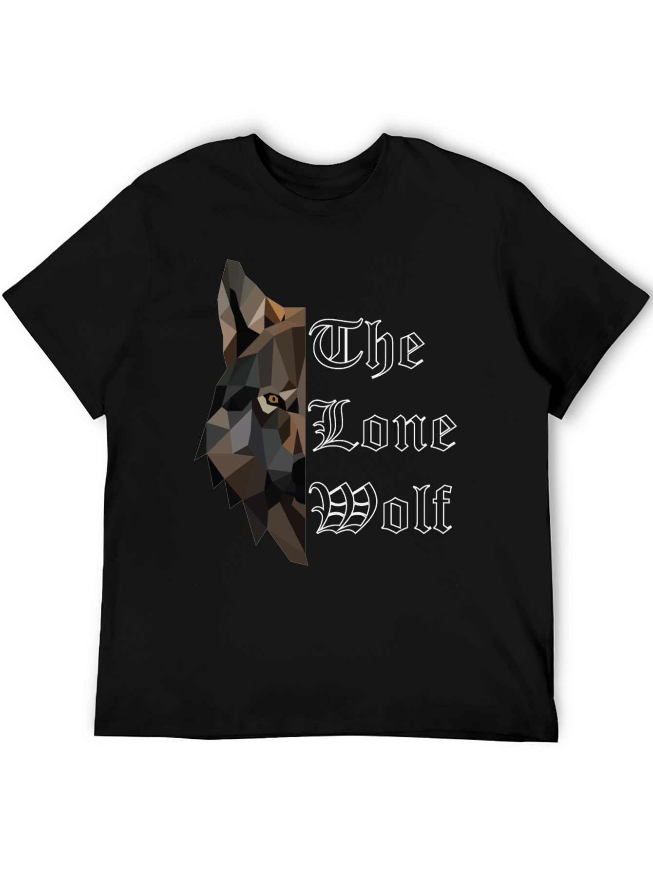 Lone Wolf Graphic Tee - Mens Black T-Shirt