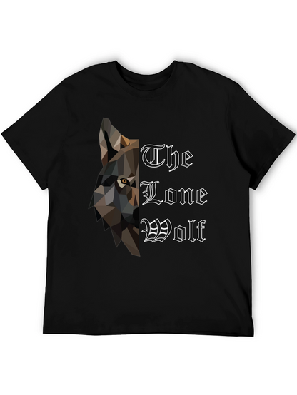 Lone Wolf Graphic Tee - Mens Black T-Shirt