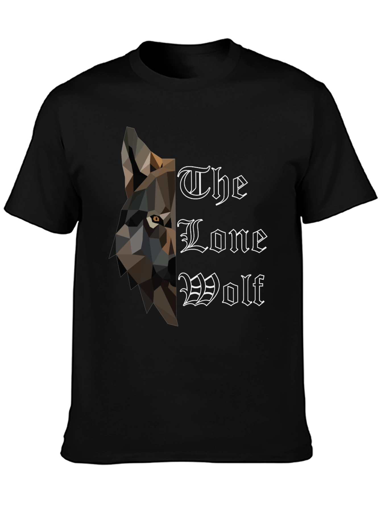 Lone Wolf Graphic Tee - Mens Black T-Shirt