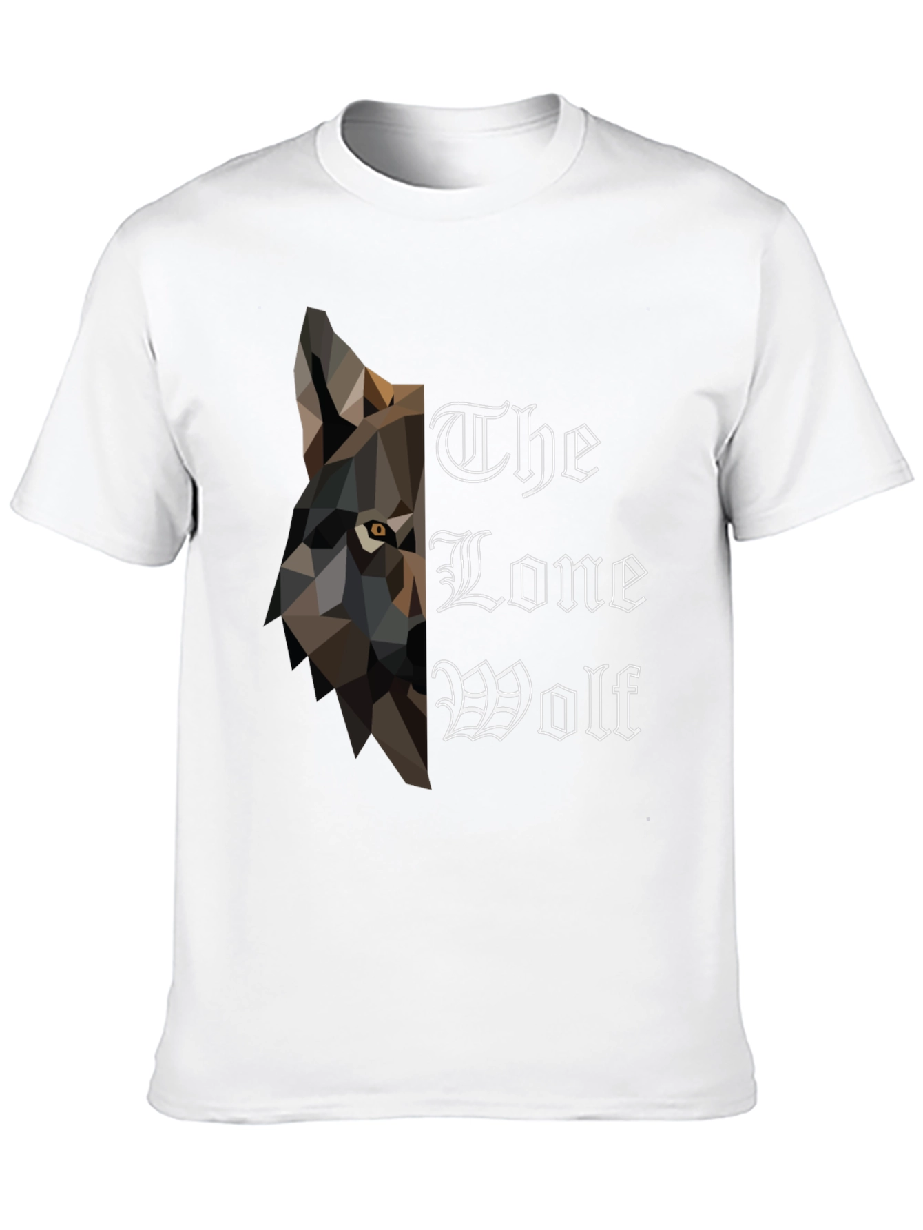 Lone Wolf Graphic Tee - Mens Black T-Shirt