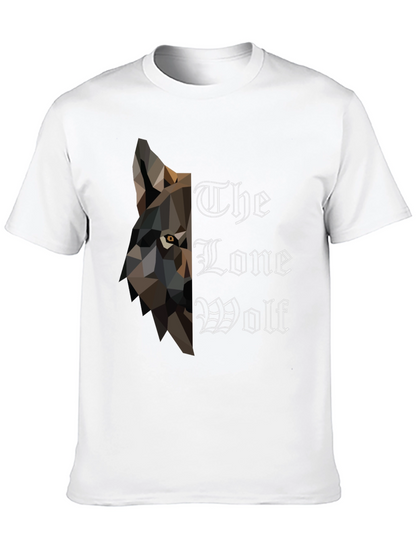 Lone Wolf Graphic Tee - Mens Black T-Shirt