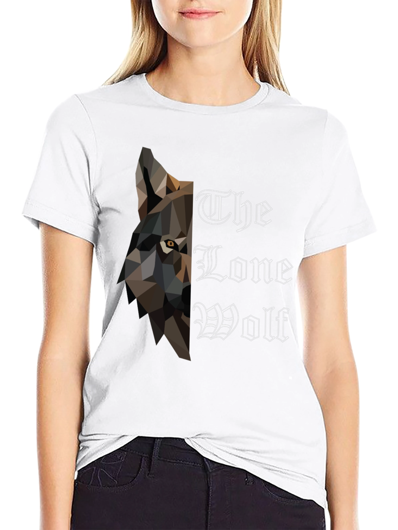 Lone Wolf Graphic Tee - Mens Black T-Shirt