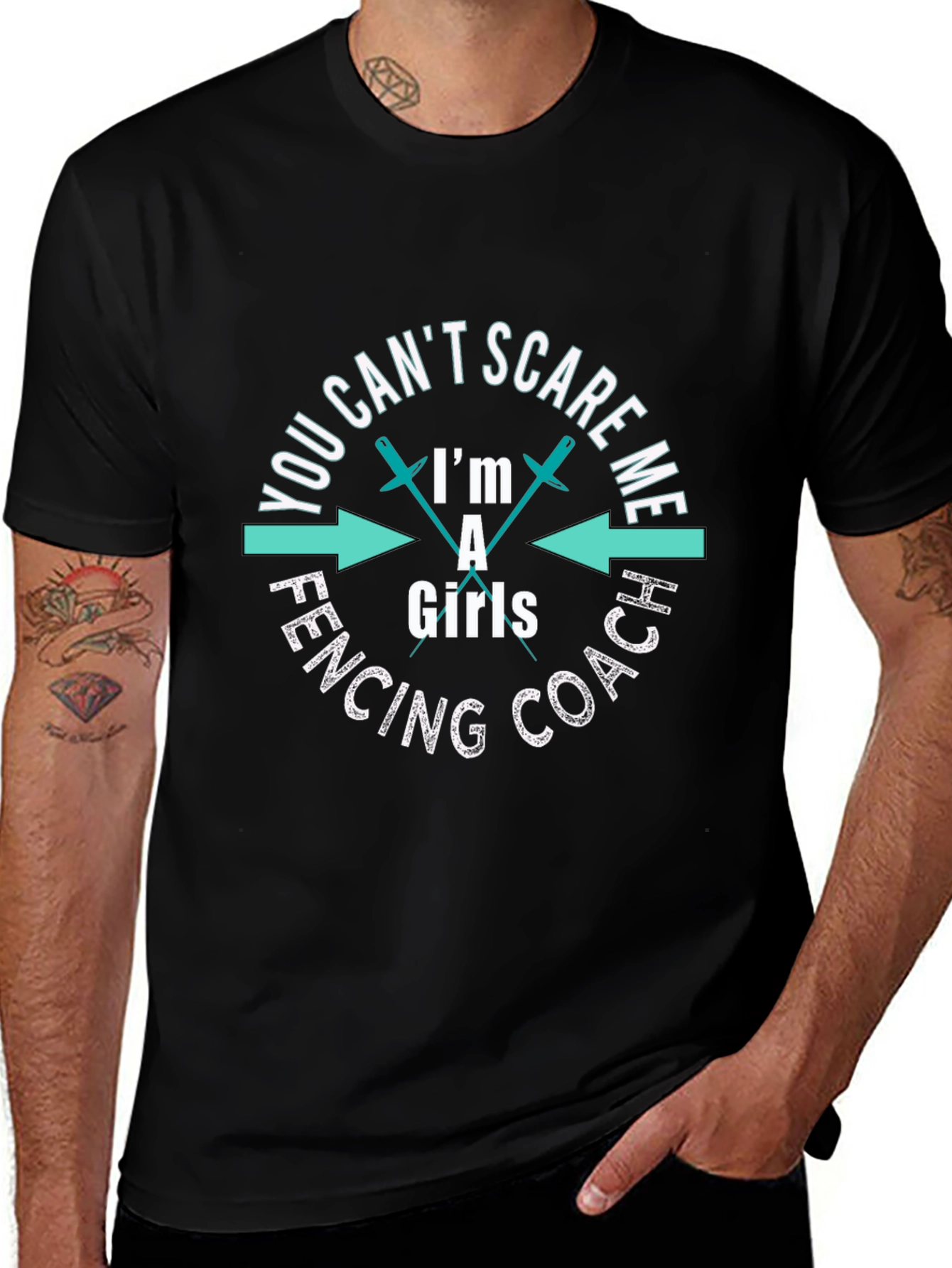 Funny Fencing Coach Girls T-Shirt