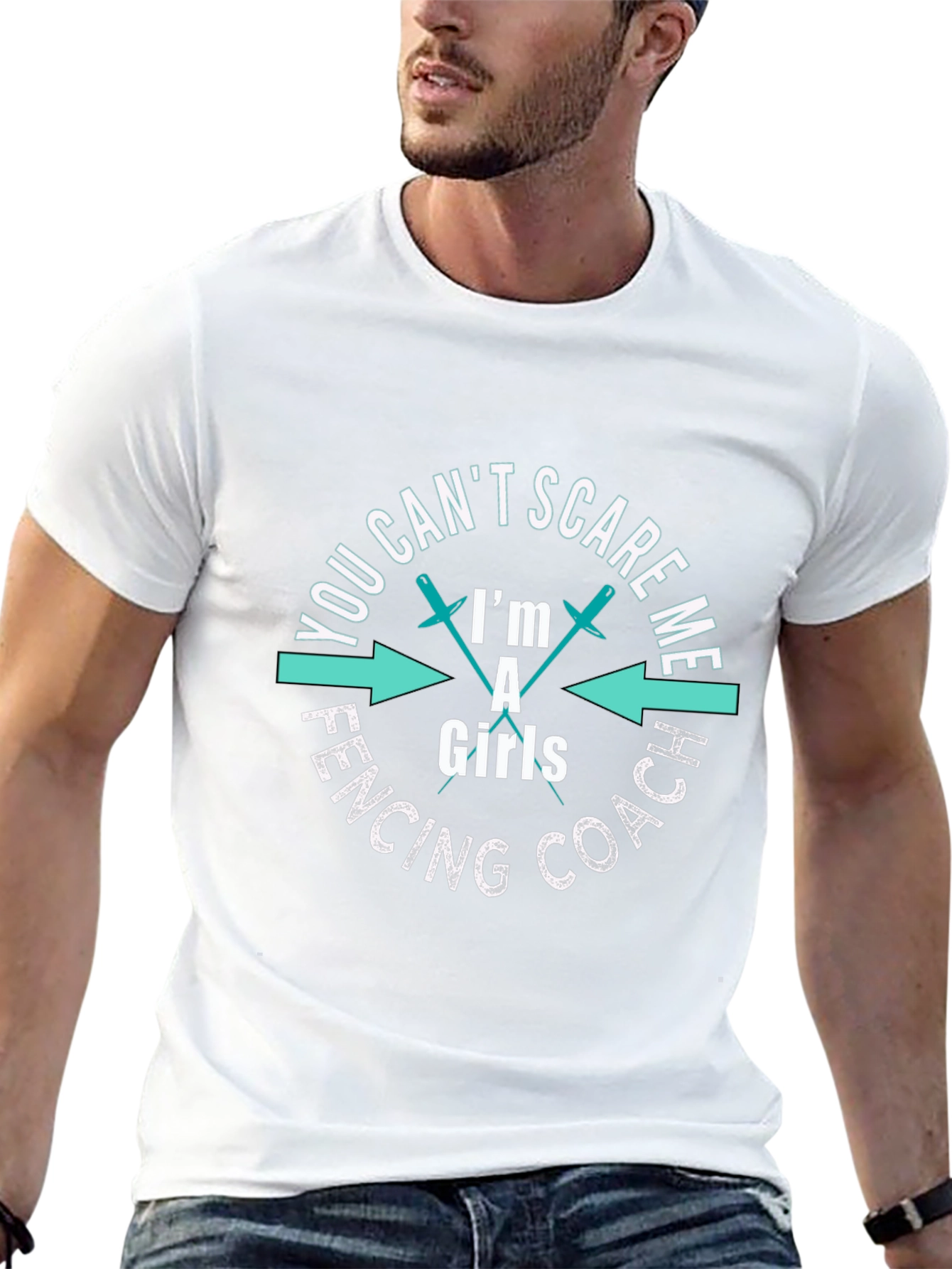 Funny Fencing Coach Girls T-Shirt