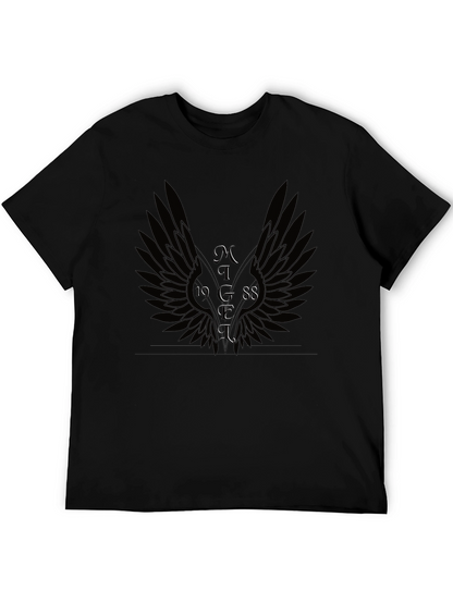Angel Wings 1988 Black Graphic T-Shirt