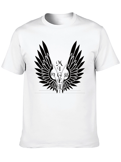 Angel Wings 1988 Black Graphic T-Shirt