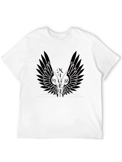 Angel Wings 1988 Black Graphic T-Shirt
