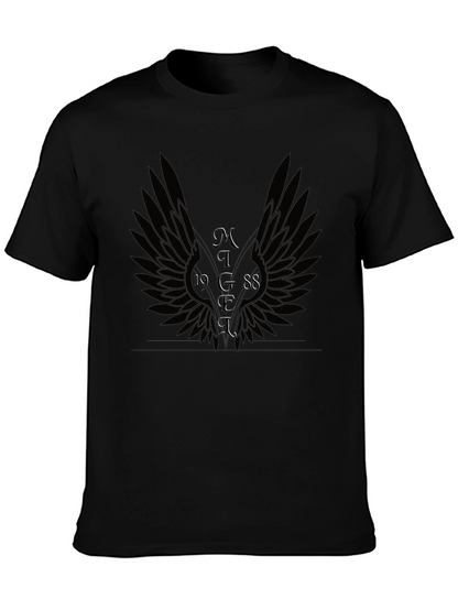 Angel Wings 1988 Black Graphic T-Shirt