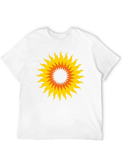Sunburst Graphic Black T-Shirt
