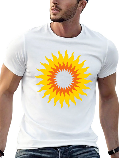 Sunburst Graphic Black T-Shirt
