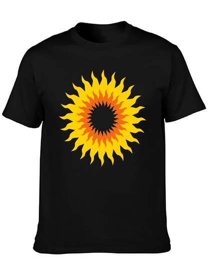 Sunburst Graphic Black T-Shirt