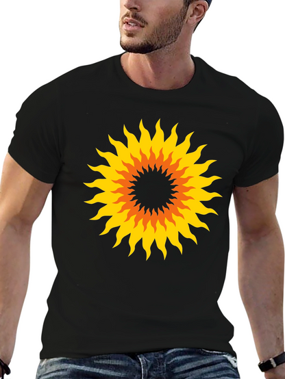 Sunburst Graphic Black T-Shirt