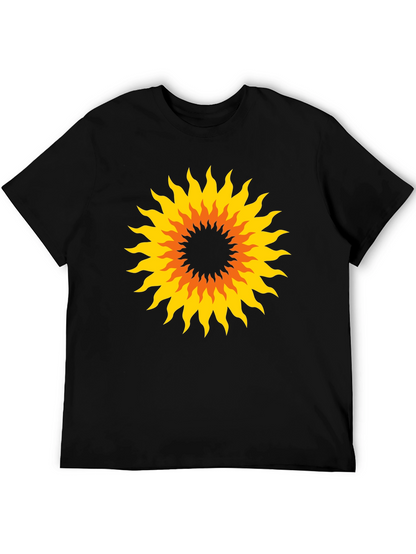 Sunburst Graphic Black T-Shirt
