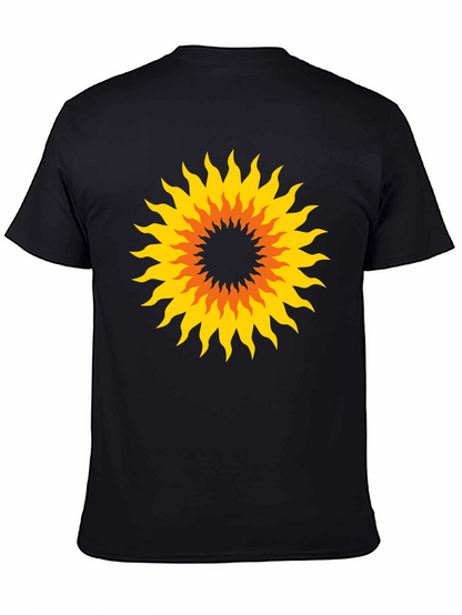 Sunburst Graphic Black T-Shirt