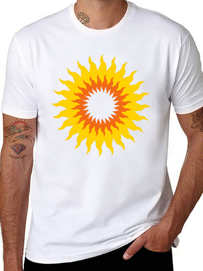 Sunburst Graphic Black T-Shirt