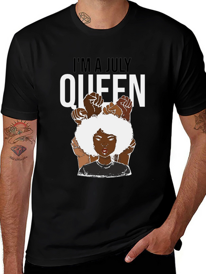 July Queen T-Shirt - Black Pride