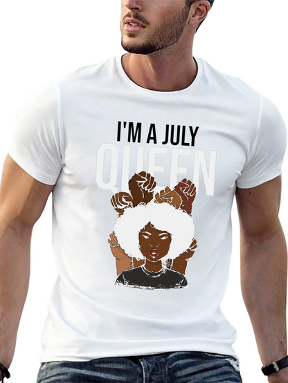 July Queen T-Shirt - Black Pride