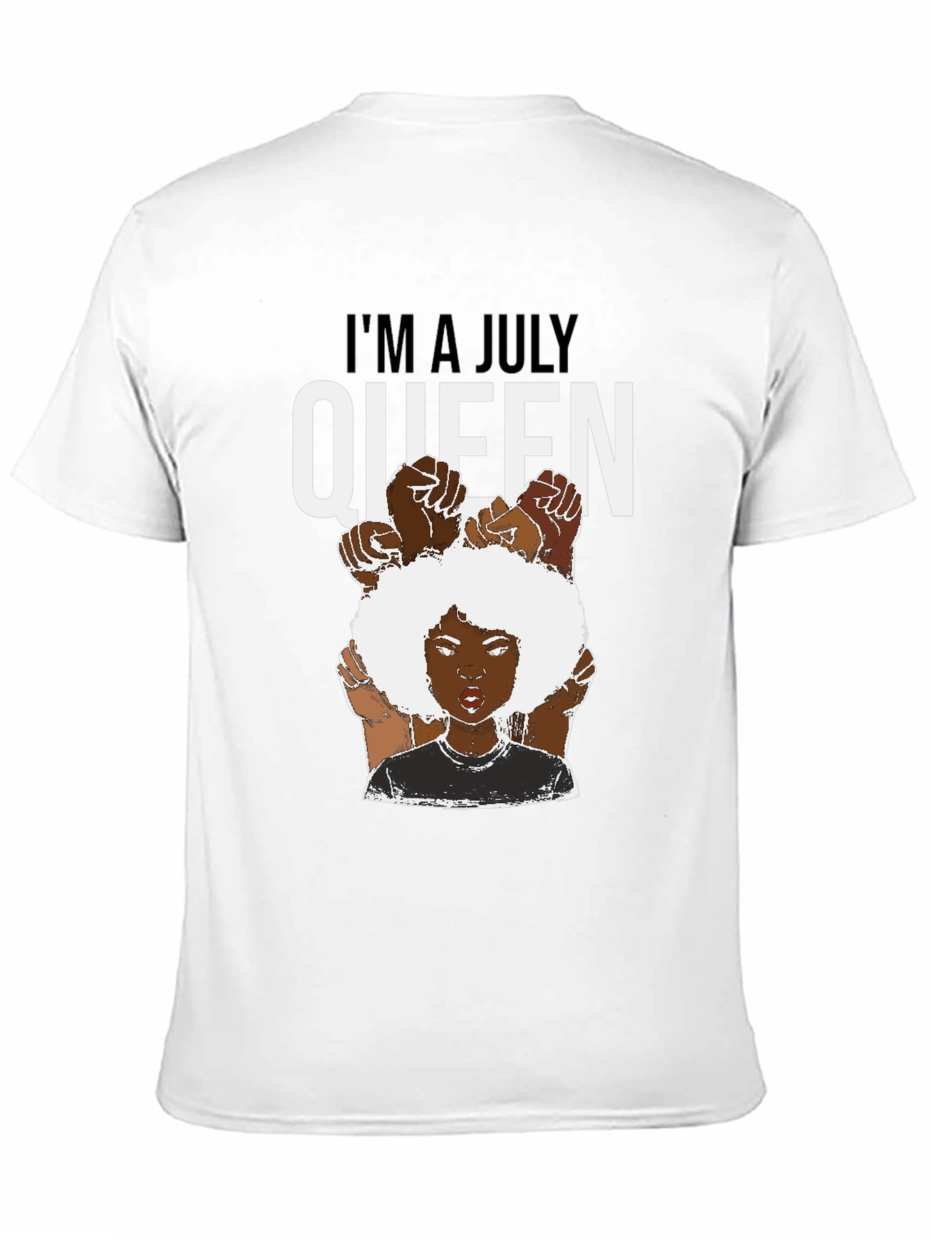 July Queen T-Shirt - Black Pride