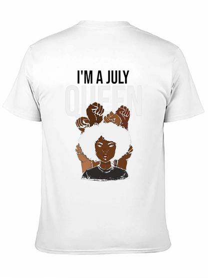 July Queen T-Shirt - Black Pride