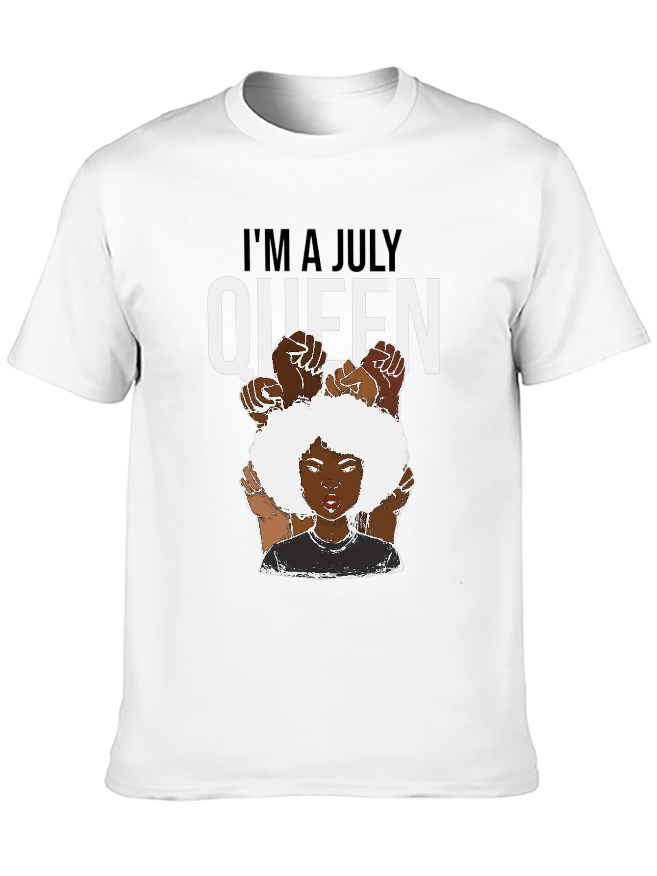 July Queen T-Shirt - Black Pride