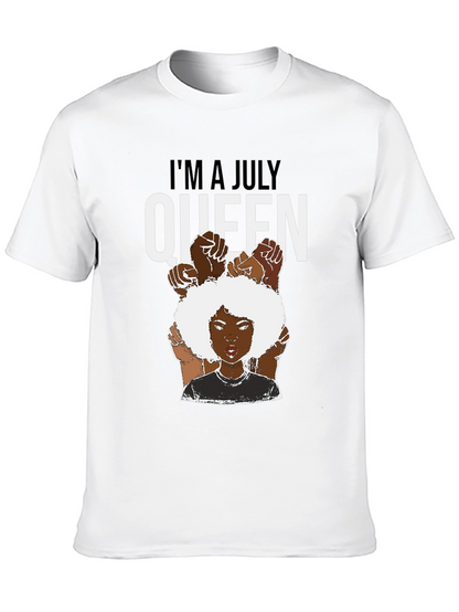 July Queen T-Shirt - Black Pride