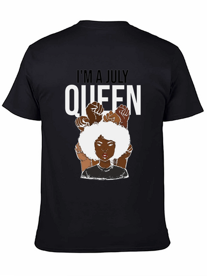 July Queen T-Shirt - Black Pride