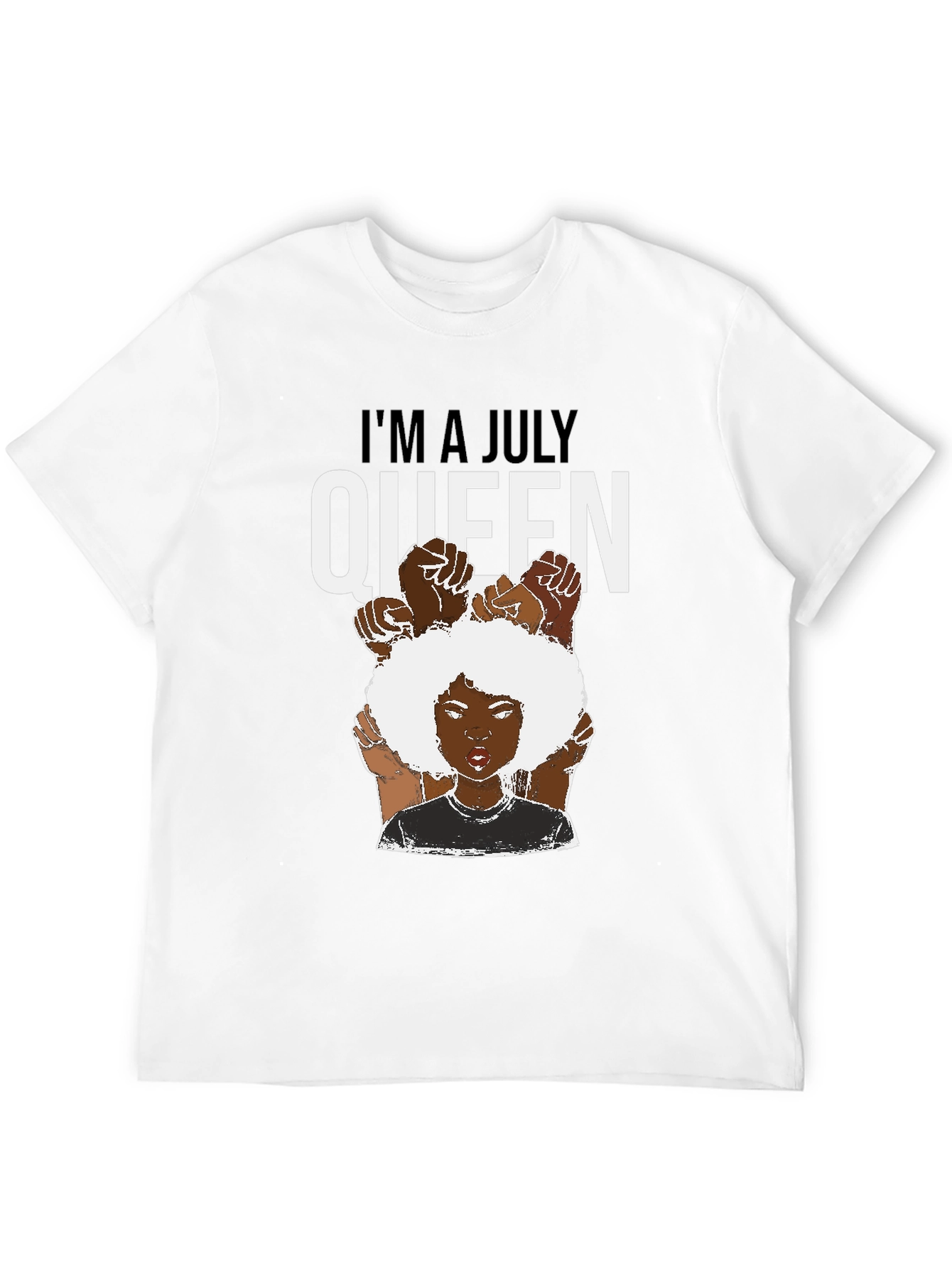 July Queen T-Shirt - Black Pride