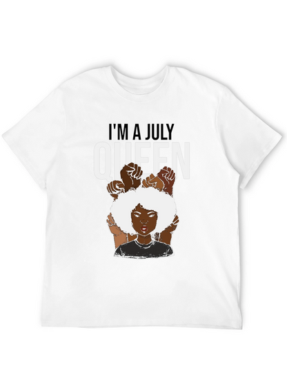 July Queen T-Shirt - Black Pride