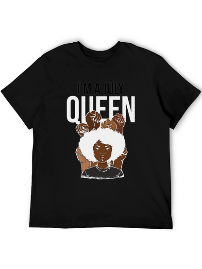 July Queen T-Shirt - Black Pride
