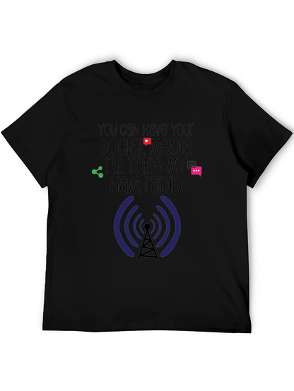 Ham Radio Social Media T-Shirt