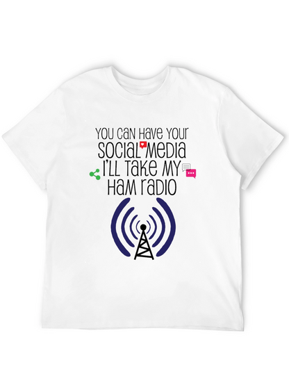 Ham Radio Social Media T-Shirt