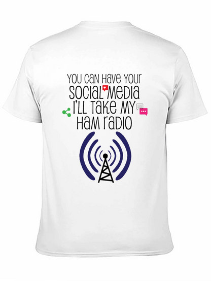 Ham Radio Social Media T-Shirt