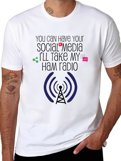 Ham Radio Social Media T-Shirt