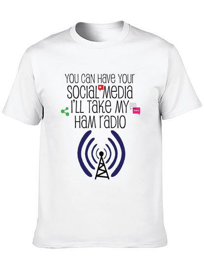 Ham Radio Social Media T-Shirt