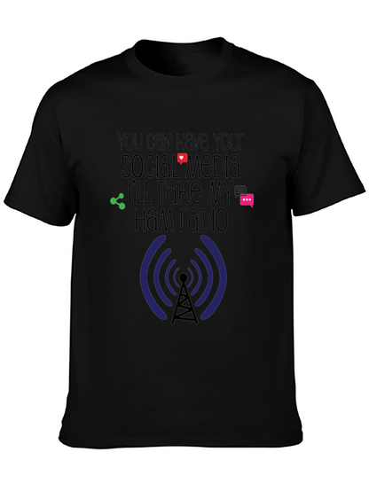 Ham Radio Social Media T-Shirt