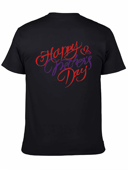 Happy Mothers Day Black T-Shirt