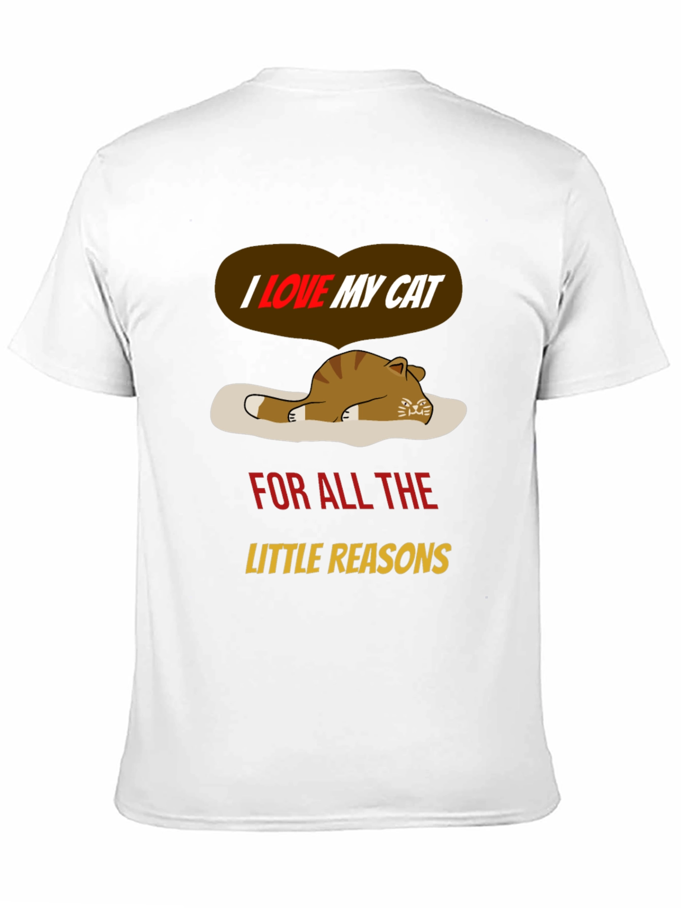 I Love My Cat T-Shirt