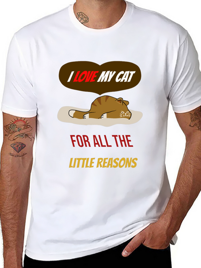 I Love My Cat T-Shirt