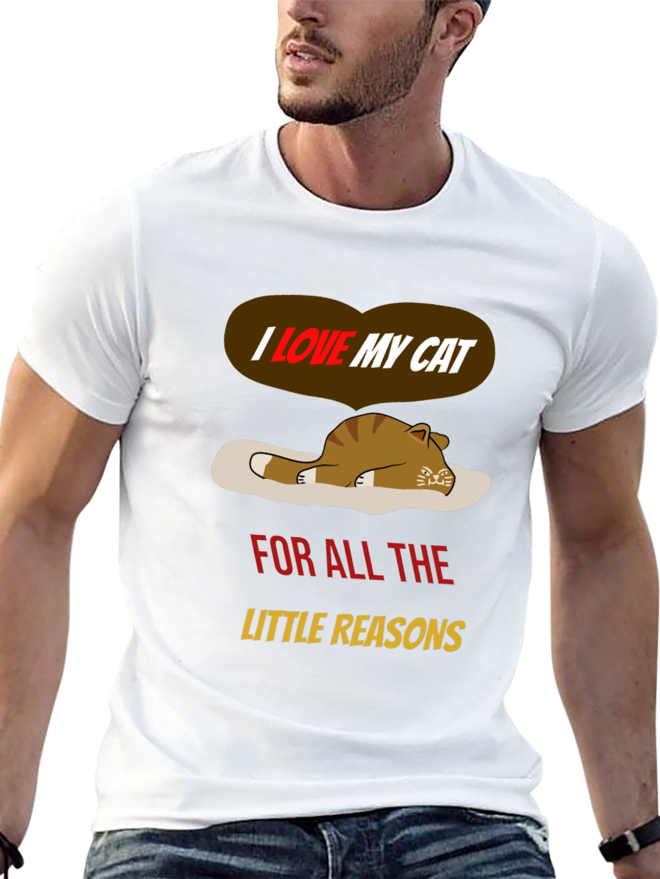 I Love My Cat T-Shirt