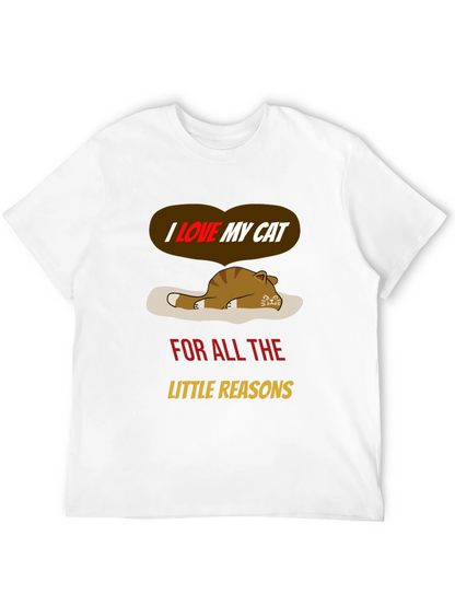 I Love My Cat T-Shirt