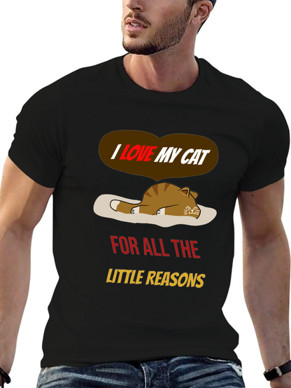I Love My Cat T-Shirt